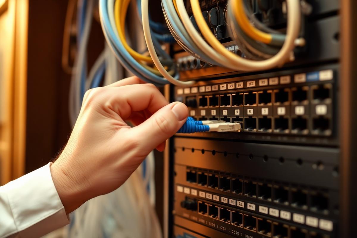 Structured cabling practice at Gateway IT Solutions